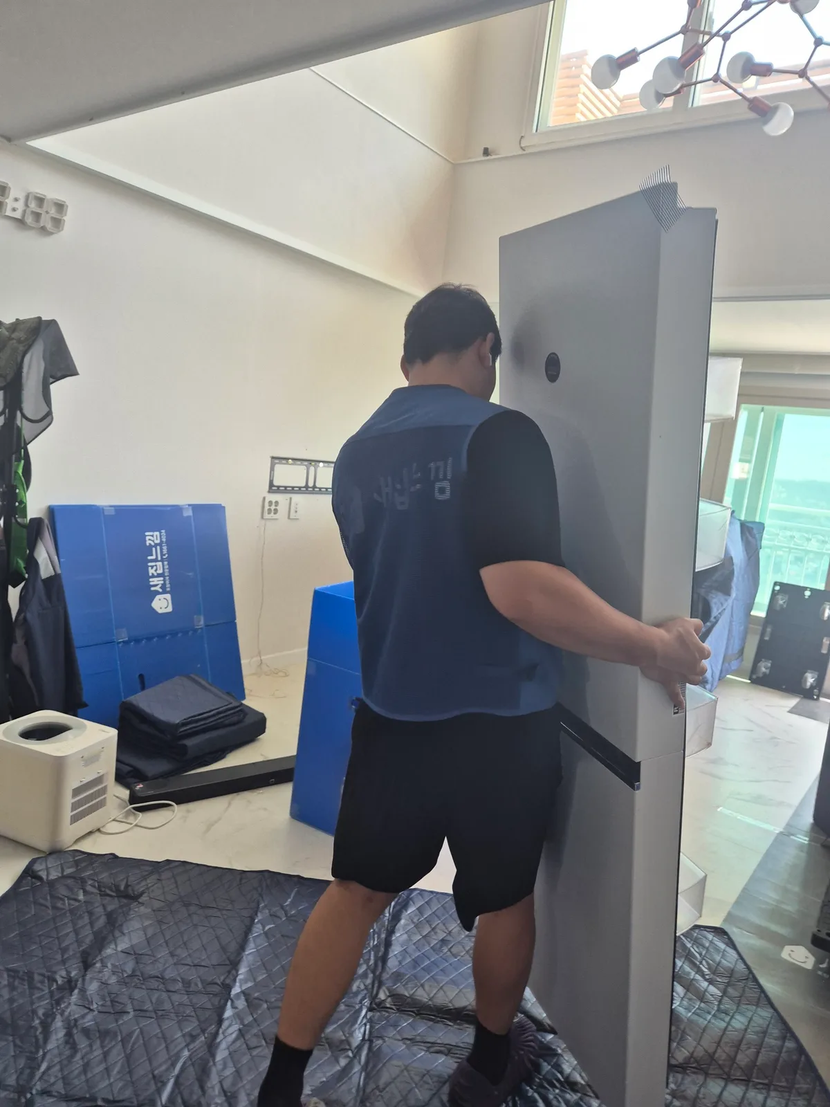 수원 새집느낌 전용 이사 박스·크레이트 적재